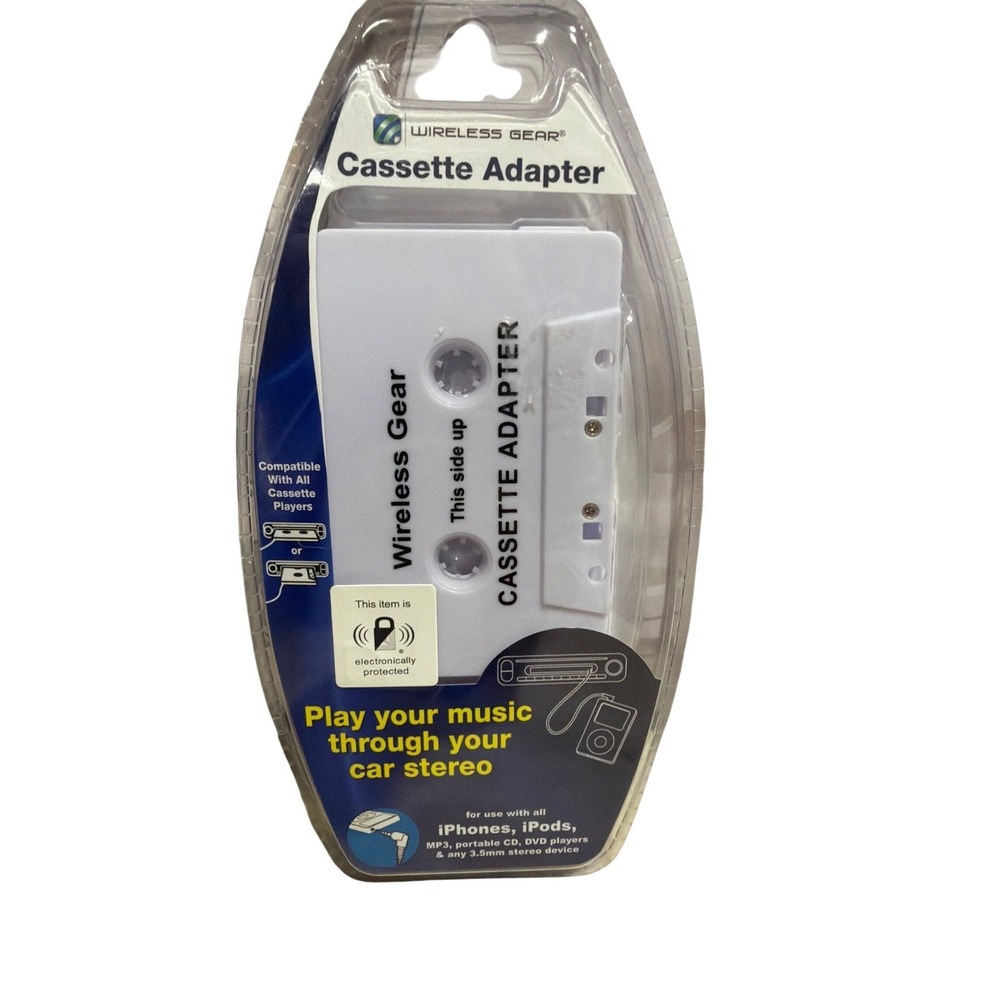 2/$15 ❄️ Wireless Gear Cassette Adapter iPhones‎ iPods MP3 3.5mm Stereo Devices